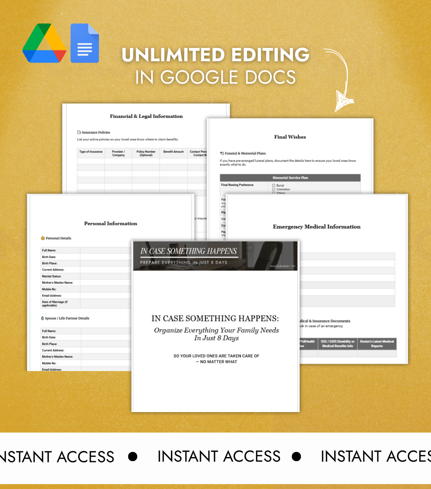 In Case Something Happens Ultimate Bundle [DIGITAL PRODUCT]